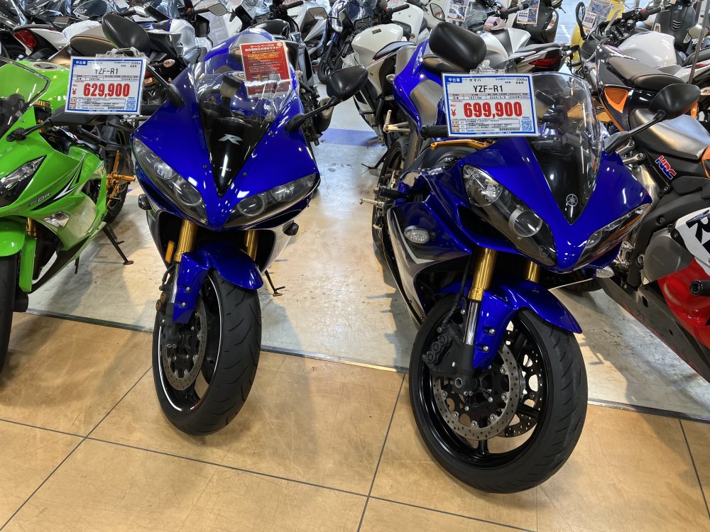 同じ車両が並ぶとき、それとなく歴史を感じるきがする？～ヤマハYZF-R1～ | 中古・新車バイクの販売・買取【バイク館SOX】