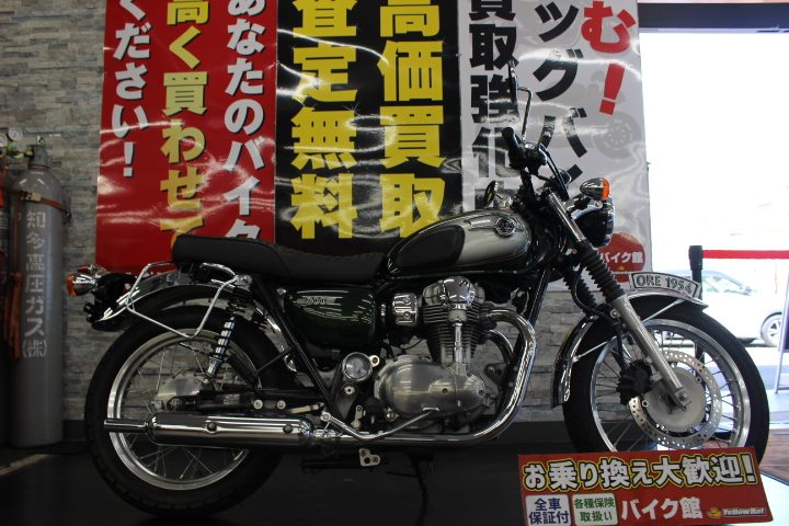 カワサキこだわりのスタイル！カワサキ W800