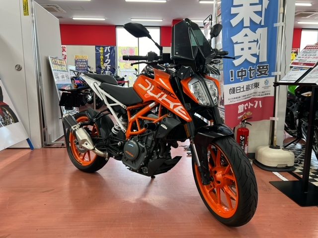 中古販売車両【KTM　DUKE390（2018年モデル）】