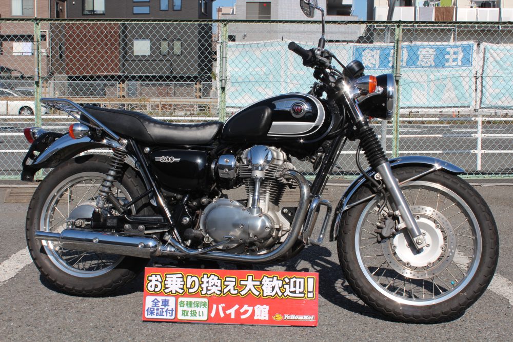 新入荷車両のご紹介！カワサキ W800 【リアキャリア／ETC付】