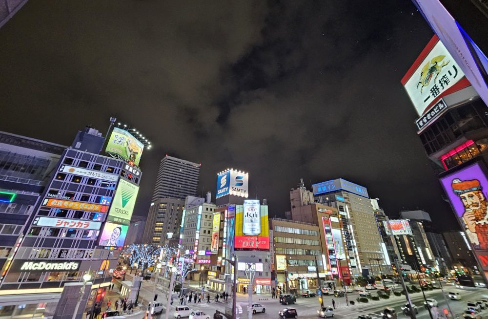 すすきの夜景