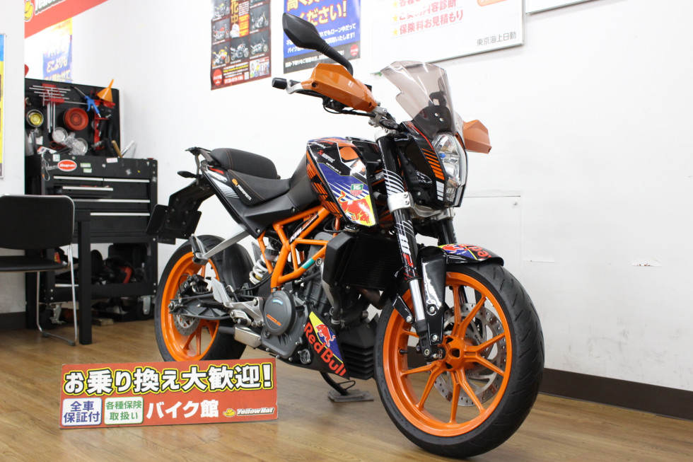 KTM DUKE250 ABS（デューク） 【☆ﾊﾞｯﾃﾘｰ新品・ﾌﾟﾚｾﾞﾝﾄＣＰ ...