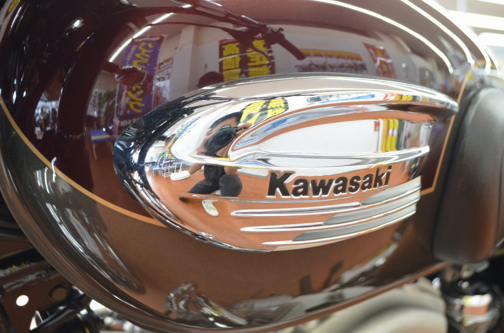Kawasaki W650 2007年モデルガソリンタンク