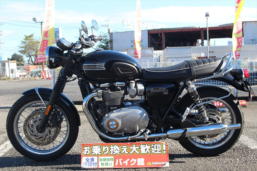 トライアンフ BONNEVILLE T120（ボンネビル） バーエンドミラー