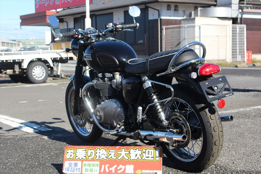 トライアンフ BONNEVILLE T120（ボンネビル） バーエンドミラー