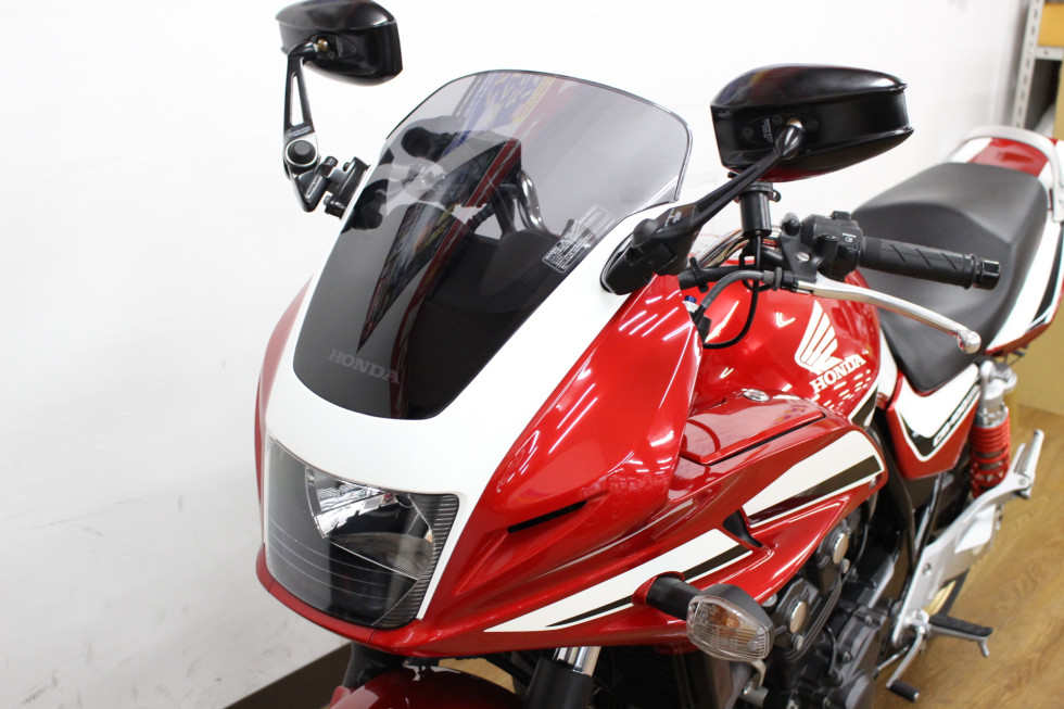 ホンダ CB400 SUPER BOLD'OR REVO（スーパーボルドール） 【☆ﾊﾞｯﾃﾘｰ新品交換ＣＰ☆】モリワキフルエキマフラー/ETC車載器 付き/USB電源付き/エンジンガード/ナポレオンミラー/スペアキー付き/シフトインジゲータ/の詳細 | 中古・新車バイクの販売・買取【バイク館SOX】