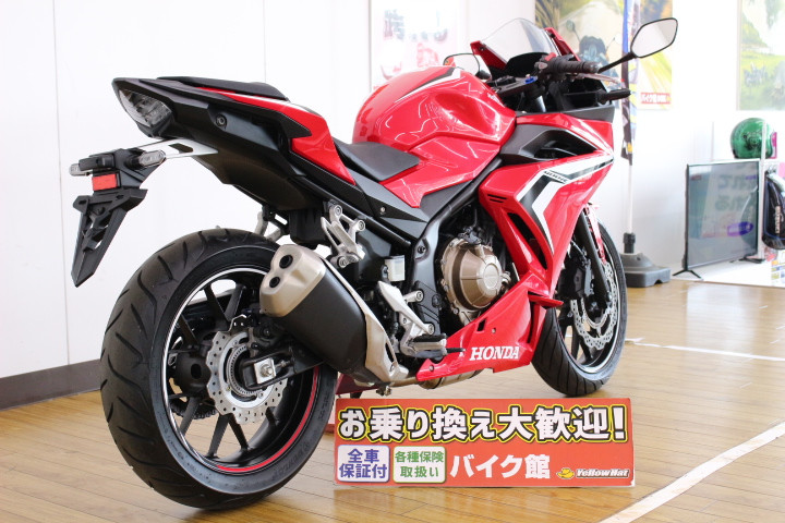 ホンダ CBR400R ☆バッテリー新品CP☆/２０１９年モデル/ETC車載器装備/の詳細 | 中古・新車バイクの販売・買取【バイク館SOX】