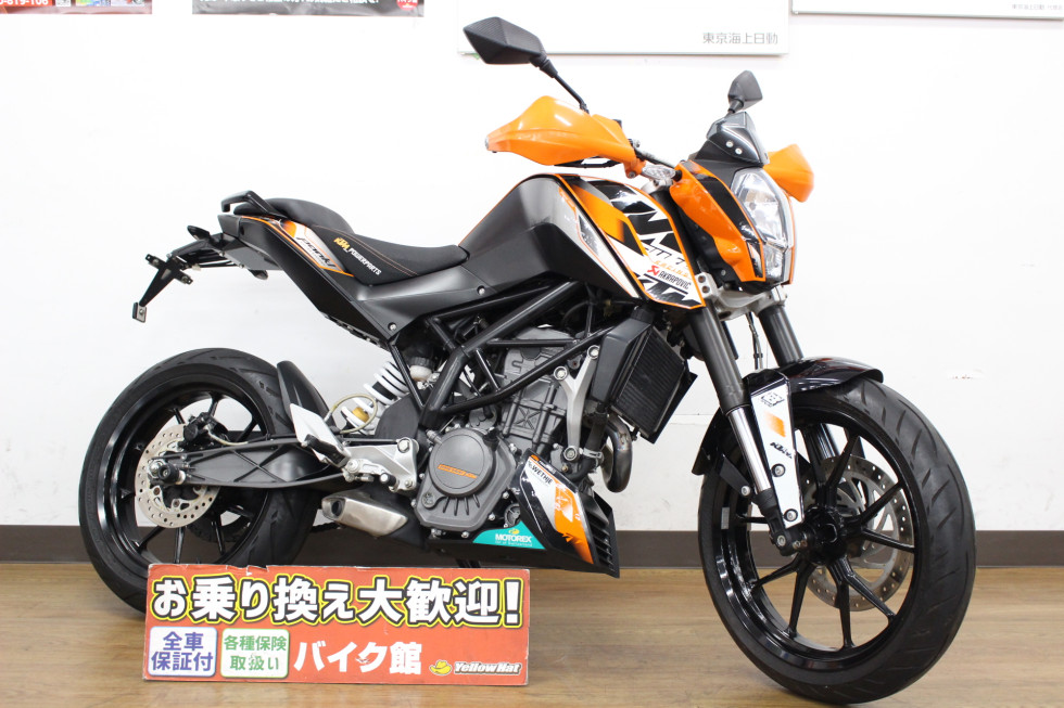 KTM DUKE125のバイク | 中古・新車バイクの販売・買取【バイク館SOX】