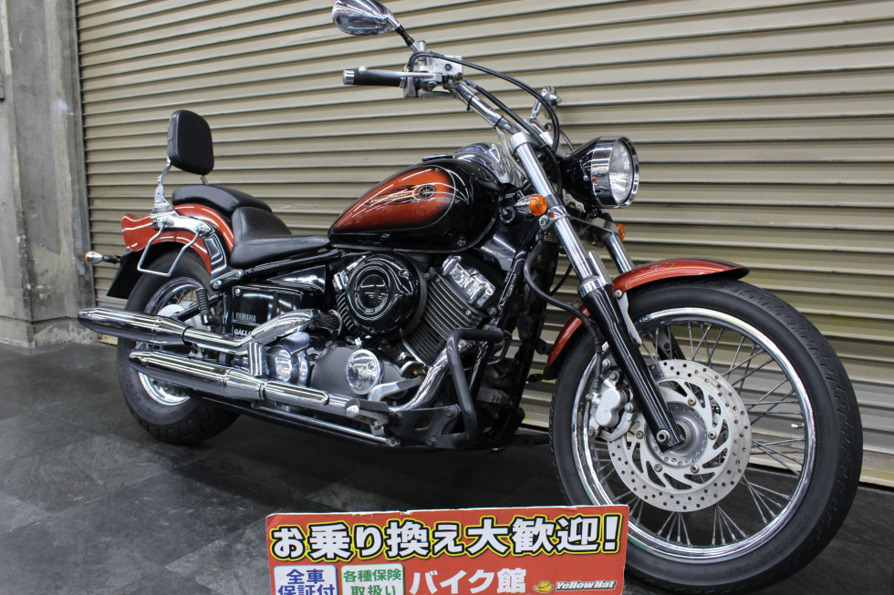 ヤマハ Drag Star 400（ドラッグスター） 2007年モデル バックレスト サイドバックサポートステー装備の詳細 |  中古・新車バイクの販売・買取【バイク館SOX】