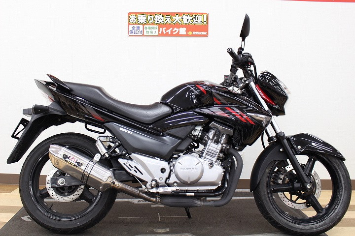 スズキ GSR250 【2015年モデル】ETC ヨシムラマフラー 社外レバー、ミラー LEDヘッドライト等の詳細 |  中古・新車バイクの販売・買取【バイク館SOX】