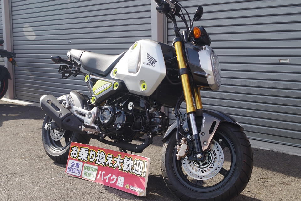 ホンダ GROM（グロム） 高年式・低走行(495km)・フルノーマル・人気の5速MTモデル！！！の詳細 |  中古・新車バイクの販売・買取【バイク館SOX】