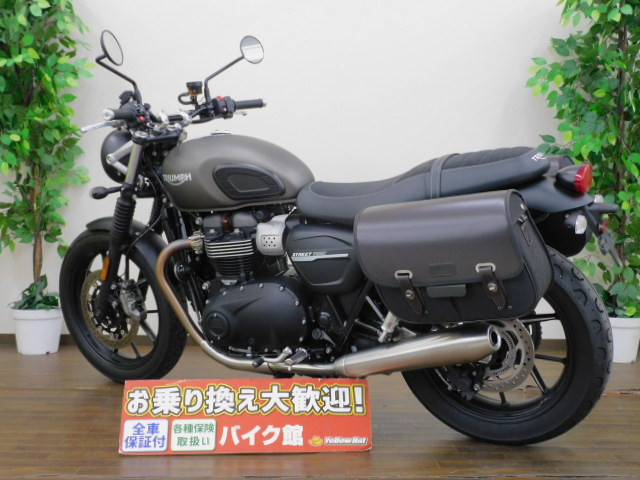 トライアンフ STREET TWIN 900（ストリートツイン） 純正サイドバッグ、ETC装備！！の詳細 |  中古・新車バイクの販売・買取【バイク館SOX】